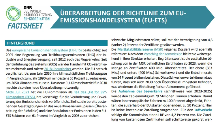 Factsheet